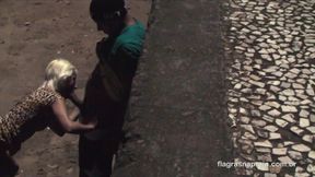 Couple fucking at night on the beach sand