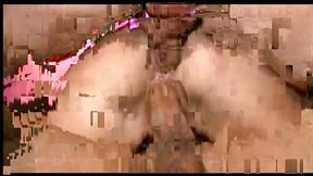 Blonde gets her share of 10 inch schlong in rough DP 3some