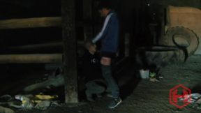 Outdoor and my dick hard