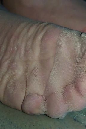 My Feet in Pantyhose