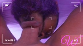 Sucking on Fat Girl Cock