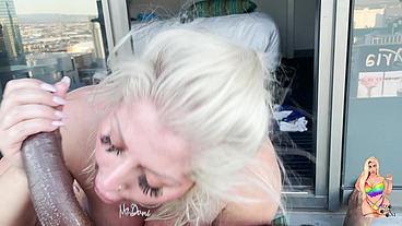 PAWG Mz Dani Takes Pressure Big Black Cock