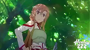 Asuna Tempts Twin Warriors in Sultry Sword Art Online Encounter