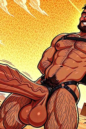 Sexy Harness Fetish Hunks with Monster Dongs