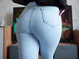 Jeans Facesitting POV! Ideal Butt Teasing JOI
