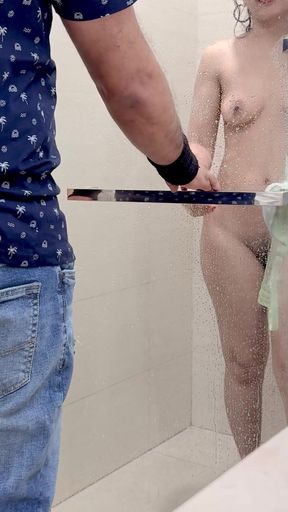 Must-see moment from &quot;Step Mom Hot Sex After Bath Under the Shower Sex Video with Hindi Audio&quot;