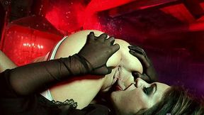 Bodacious and flirtatious lesbians lick each other's pussies passionately