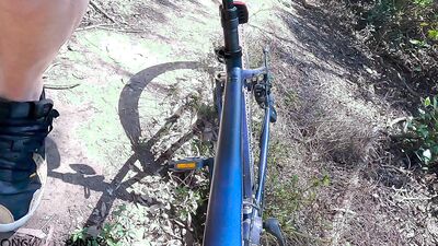 Riding a long bike ride with my cock flashing in a exhibitionist dare