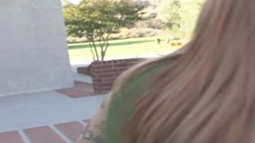 pillowgirls - she breaks her bike so she can have hot lesbian sex with her