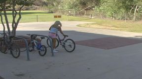 pillowgirls - she breaks her bike so she can have hot lesbian sex with her