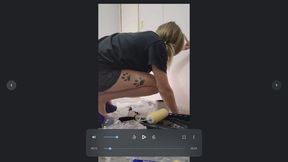 High heel painting