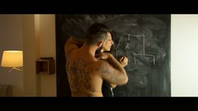 Jimena Lago gets fucked by a handsome macho after playing a hangman