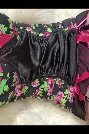 Edging with My Sex Doll Dressed in Sexy Lingerie