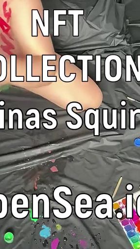 Create my first NFT art - vagina squirt print   Clip 3