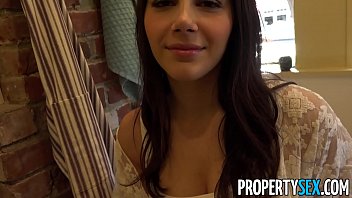 PropertySex - Hot Italian tourist babe fucks her American