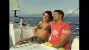Horny Ass Gets Fucked on the Sailboat with the Waves