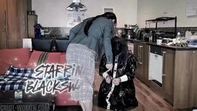 Cruel Mistress BlackSwann training a Sissy