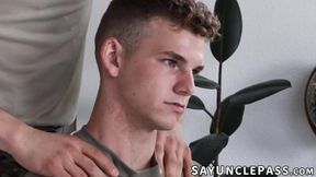 Darron Bluu plowed Jack Waters tight ass after a horny massage