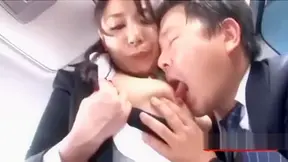 Japanese Office Lady Gets Blowjob in Car with Cum Swallowed