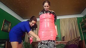 Rachel Adams - Mummified And Nylon Hooded