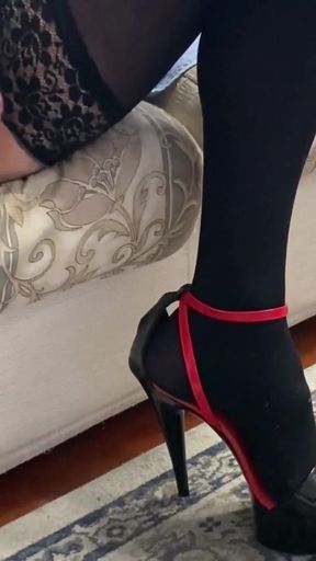 Stunning moment from "Lepka cums many times in a row stimulating the prostate with a cock planted in her ass. Lingerie, feet&hellip;"