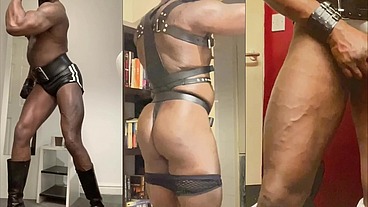 Black Muscle Butt Delivers Flex Butt Exposure Prostate Play & Load Bust Extravaganza