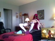 Locked Twink Rides Bad Dragon Razor Till It Can Take The Knot