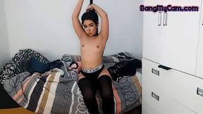 busty latina camgirl live show sexy outfit