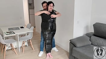 BTS PREPARATION MILF BONDAGE RESTRAINTS FILM EMBALMING