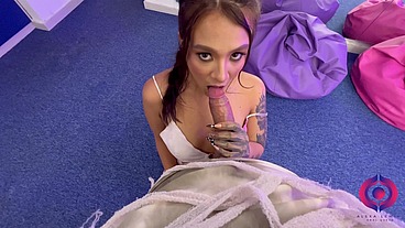 Mummy GHOST fucked me the ASS with his MONSTER DICK and gave me all his MILK on my FACE