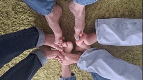 4 pair feet party with toe locking TN