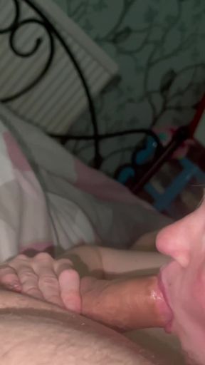 Girlfriend giving me a blowjob