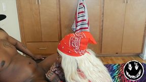 female gang member gives popping blowjob with a nasty facial...... featuring hazelnutxxx