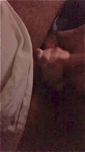 Brandon sucking on a big black cock