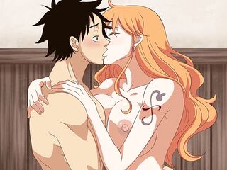 Luffy bangs Nami One Piece manga anime toon uncencored large breasts Naruto Sakura large booty oriental teen