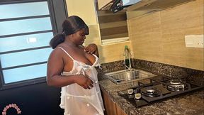 PASSIONATE LOVE MAKING IN THE KITCHEN