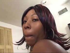 Fine black redhead dimes is giving her booty ass up for fun