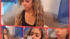 Maid smoking: Lisa