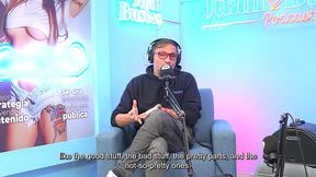 annie marin sexy blonde fucks her friend on juan bustos podcast.