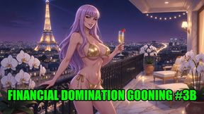Financial Domination Gooning #3B: Goddess's Mesmeric Drain Trance (Animated)