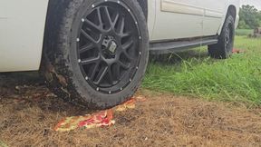 Chrissy running over 2 things at once