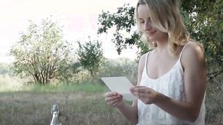XChimera - Emma Button Czech Blonde Gets Blindfolded and Banged Hard in Bondage Sex