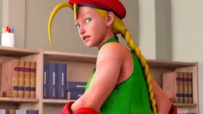 Juri Dominates Cammy in Steamy Street Fighter Hentai Encounter