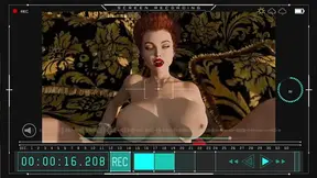 Luxurious baroness gets a sloppy blowjob and pounded in royal bedchamber