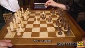 Stunning Mature Beauty Tanya Foxxx Gets Playful with a Charming Chess Champion