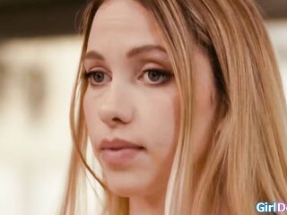 Jeez stepsis by distracting stepmom we didnt mean have sex with her.Teens Khloe Kapri and Rose Carter wanna join Shay Sights and Ameena Green