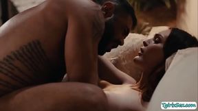 Trans Tori Easton interracial bareback