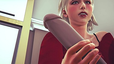 Sabrina is giving a POV BlowJob - Sabrina the teenage witch Hentai Parody
