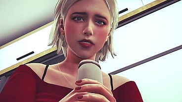 Sabrina is giving a POV BlowJob - Sabrina the teenage witch Hentai Parody