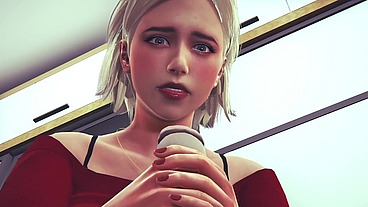 Sabrina is giving a POV BlowJob - Sabrina the teenage witch Hentai Parody